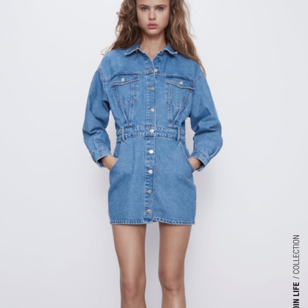 Zara denim dress